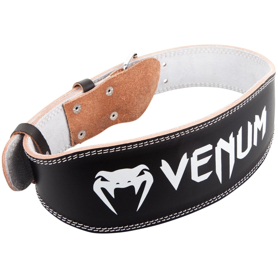 venum hyperlift leder-gewichthebergürtel - schwarz