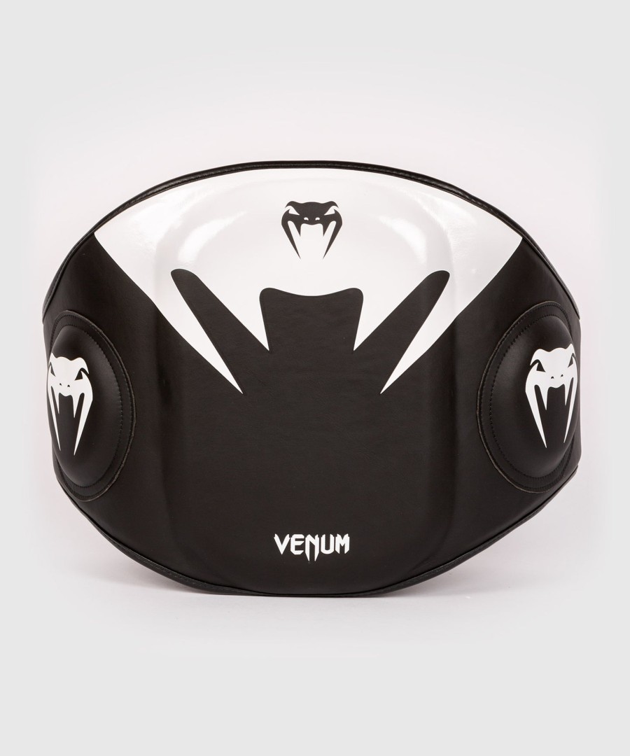 venum elite bauchschutz - schwarzweiß