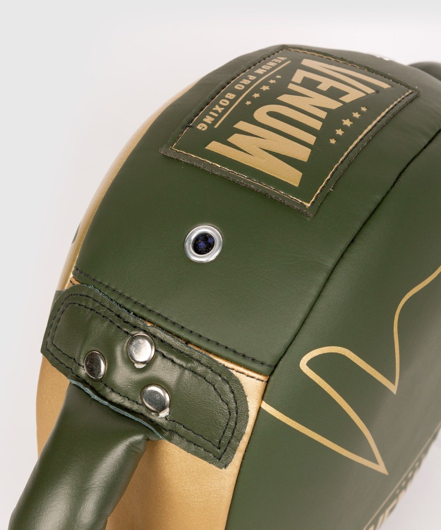venum pro boxing mini round punch shield - khakigold
