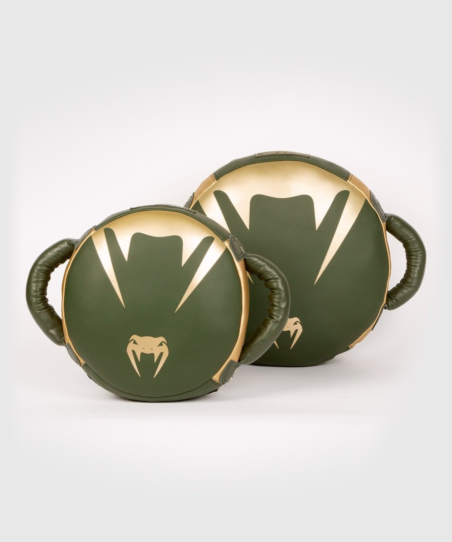 venum pro boxing mini round punch shield - khakigold