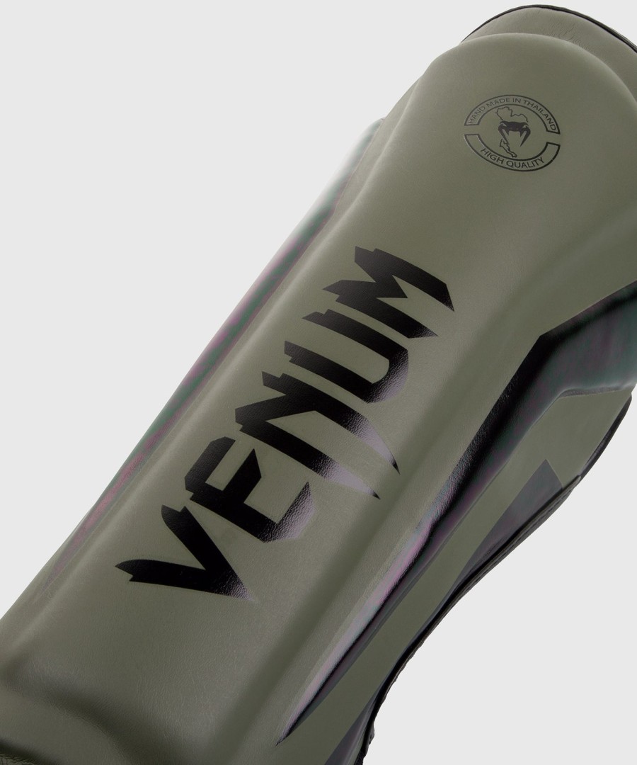 venum elite standup schienbeinschoner – khakischwarz