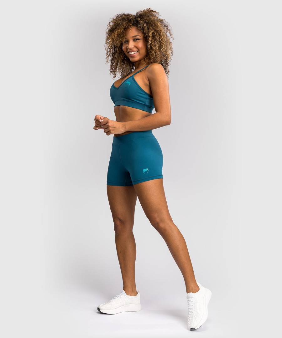 venum x demi damen vale tudo shorts – azurblau