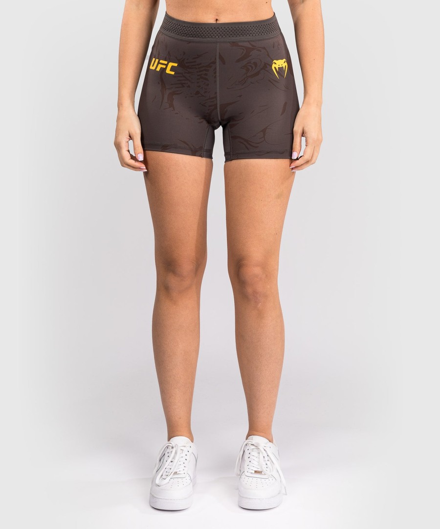 ufc fusion by venum fight week frauen vale tudo short - earthen brown