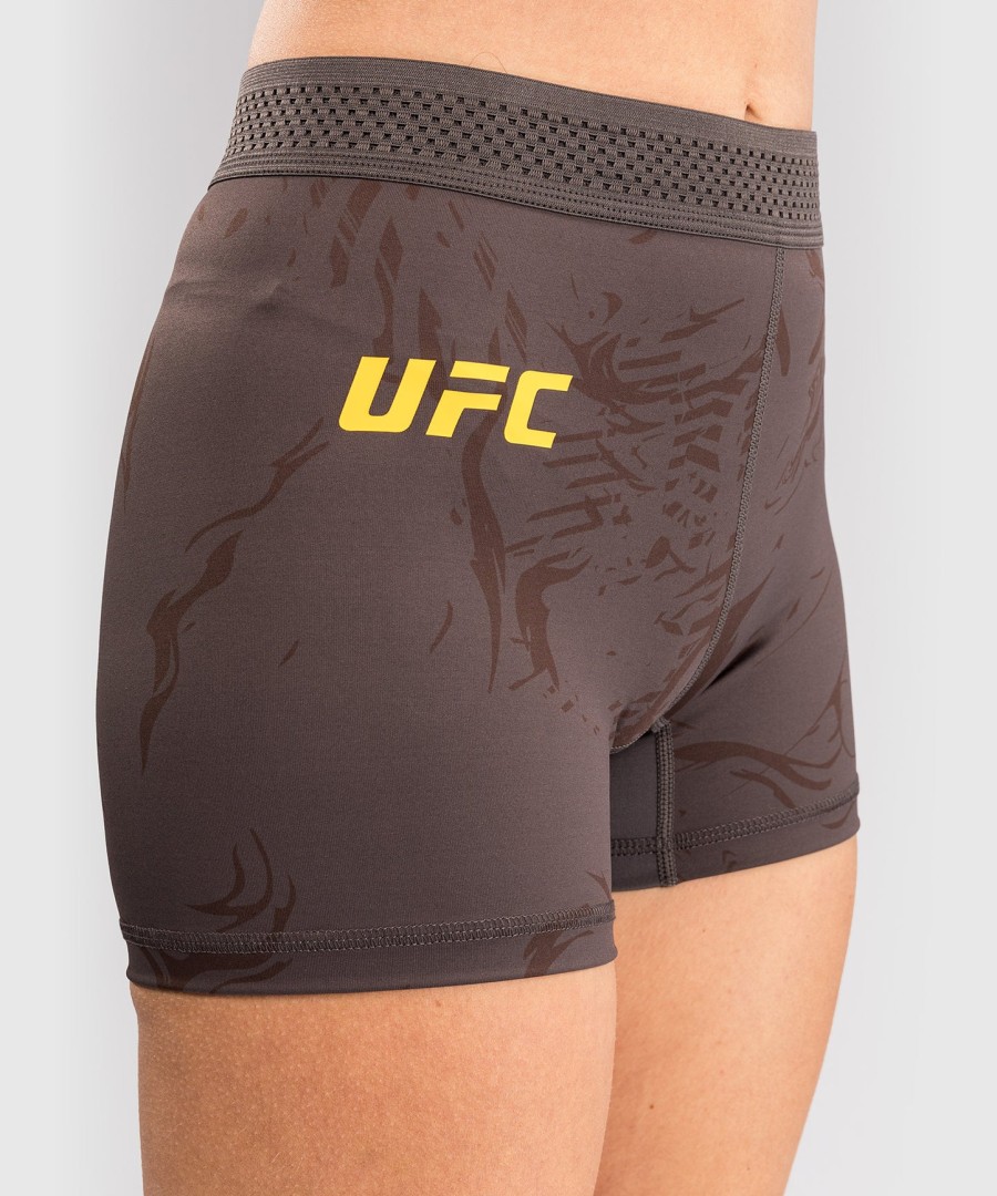 ufc fusion by venum fight week frauen vale tudo short - earthen brown