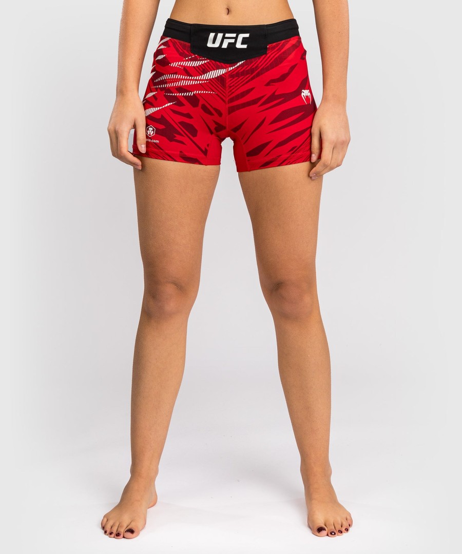 ufc fusion by venum authentic fight night damen vale tudo short – kurze passform – rot