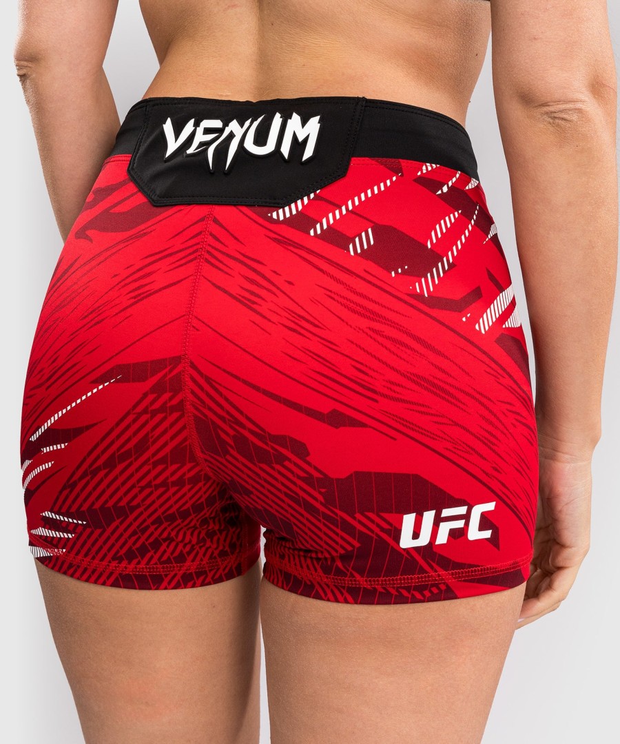 ufc fusion by venum authentic fight night damen vale tudo short – kurze passform – rot