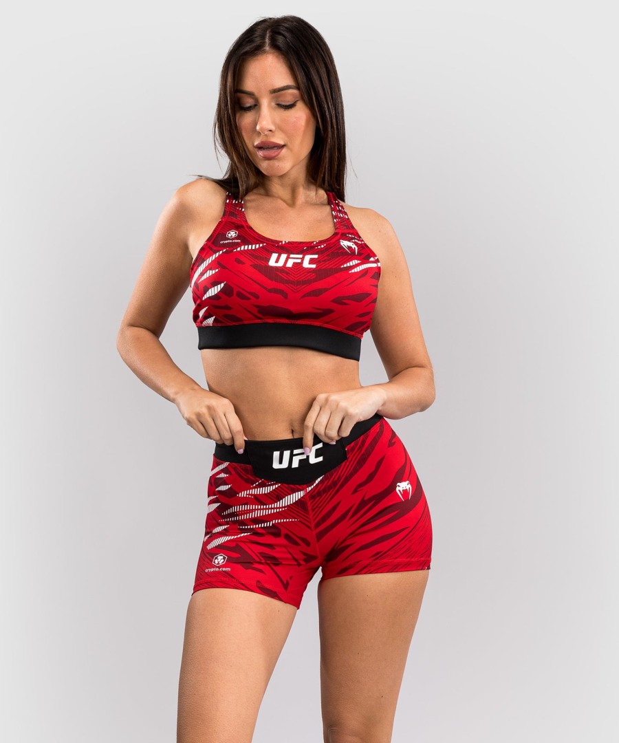 ufc fusion by venum authentic fight night damen vale tudo short – kurze passform – rot