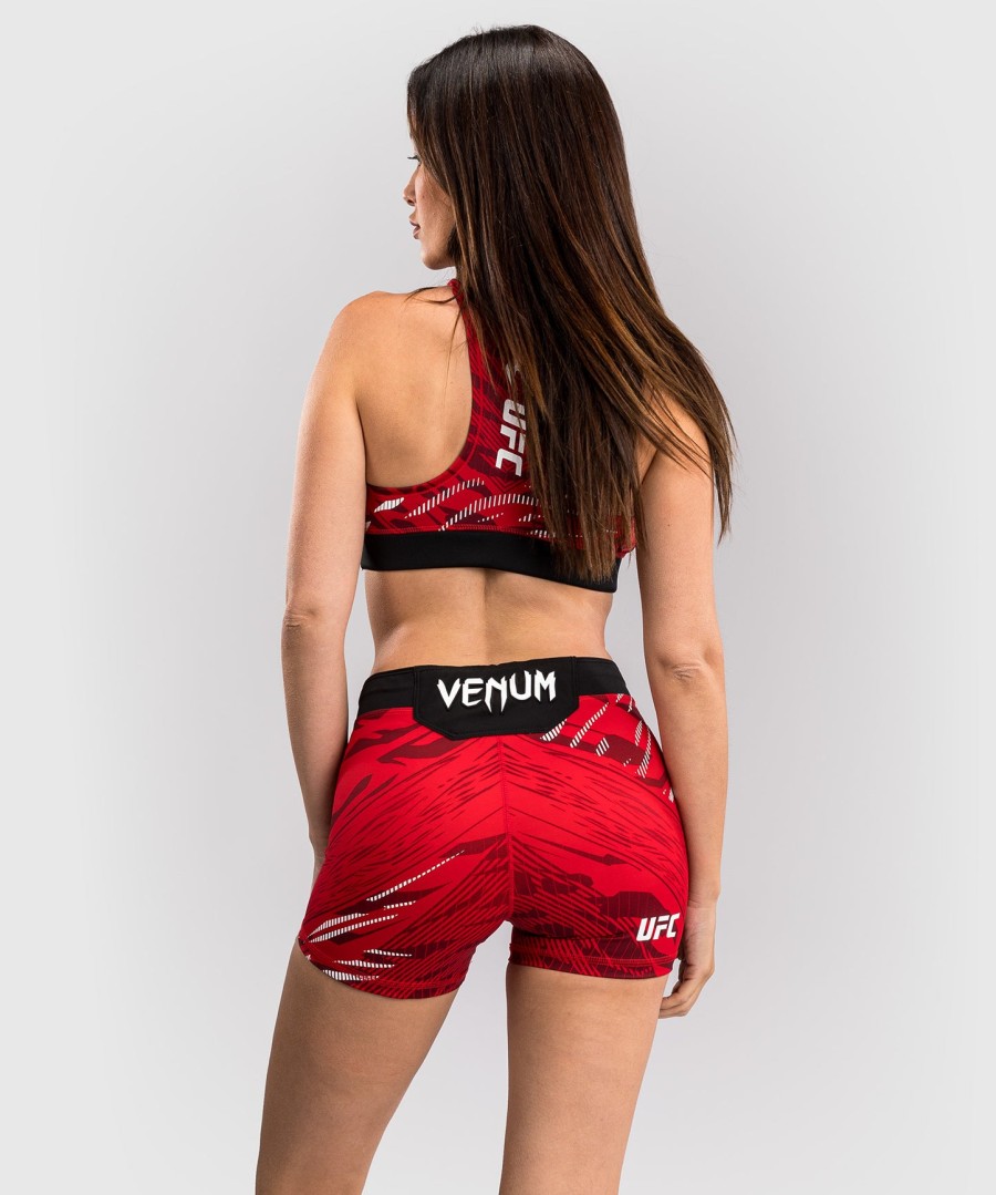 ufc fusion by venum authentic fight night damen vale tudo short – kurze passform – rot