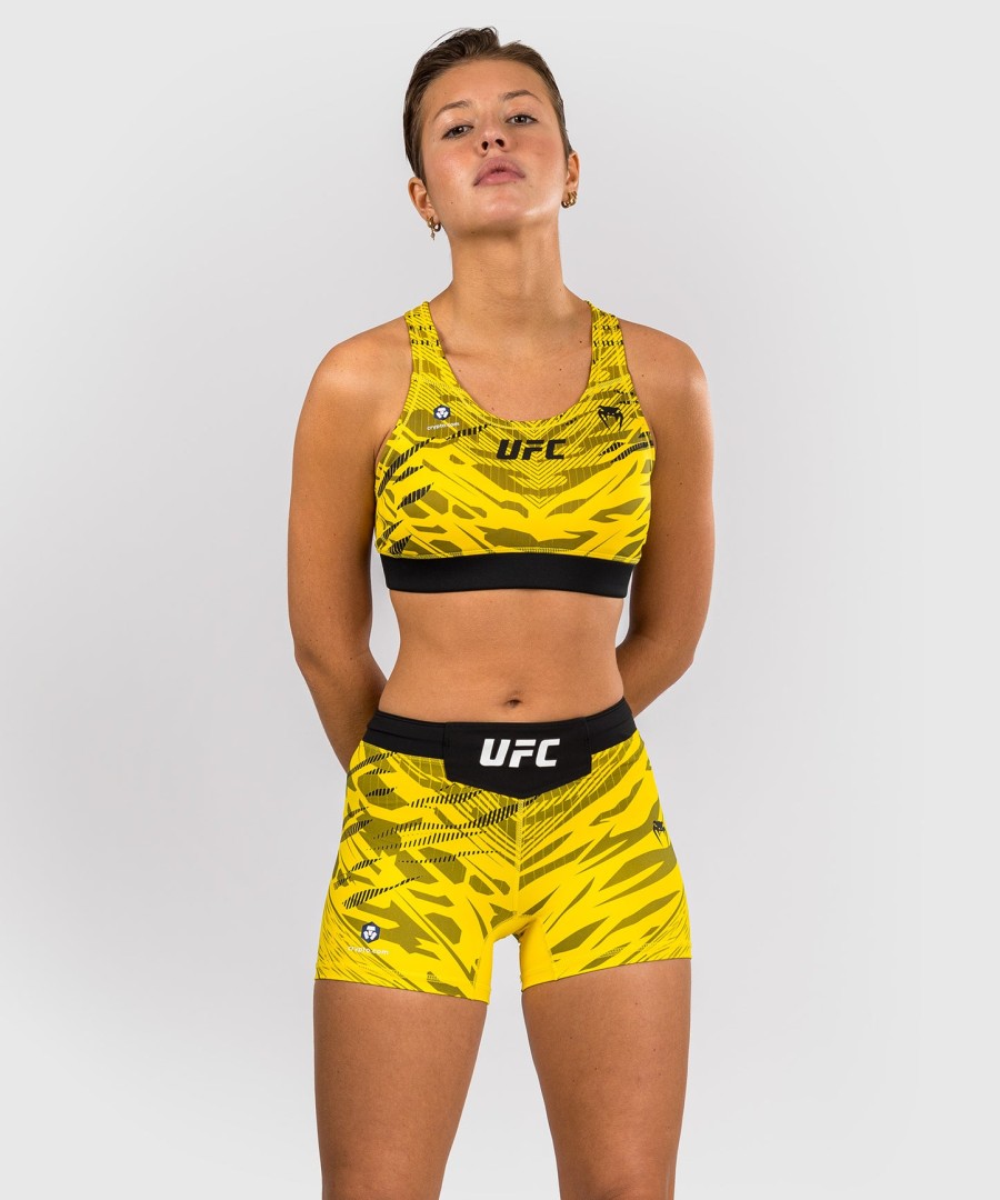 ufc fusion by venum authentic fight night damen vale tudo short - kurze passform - gelb