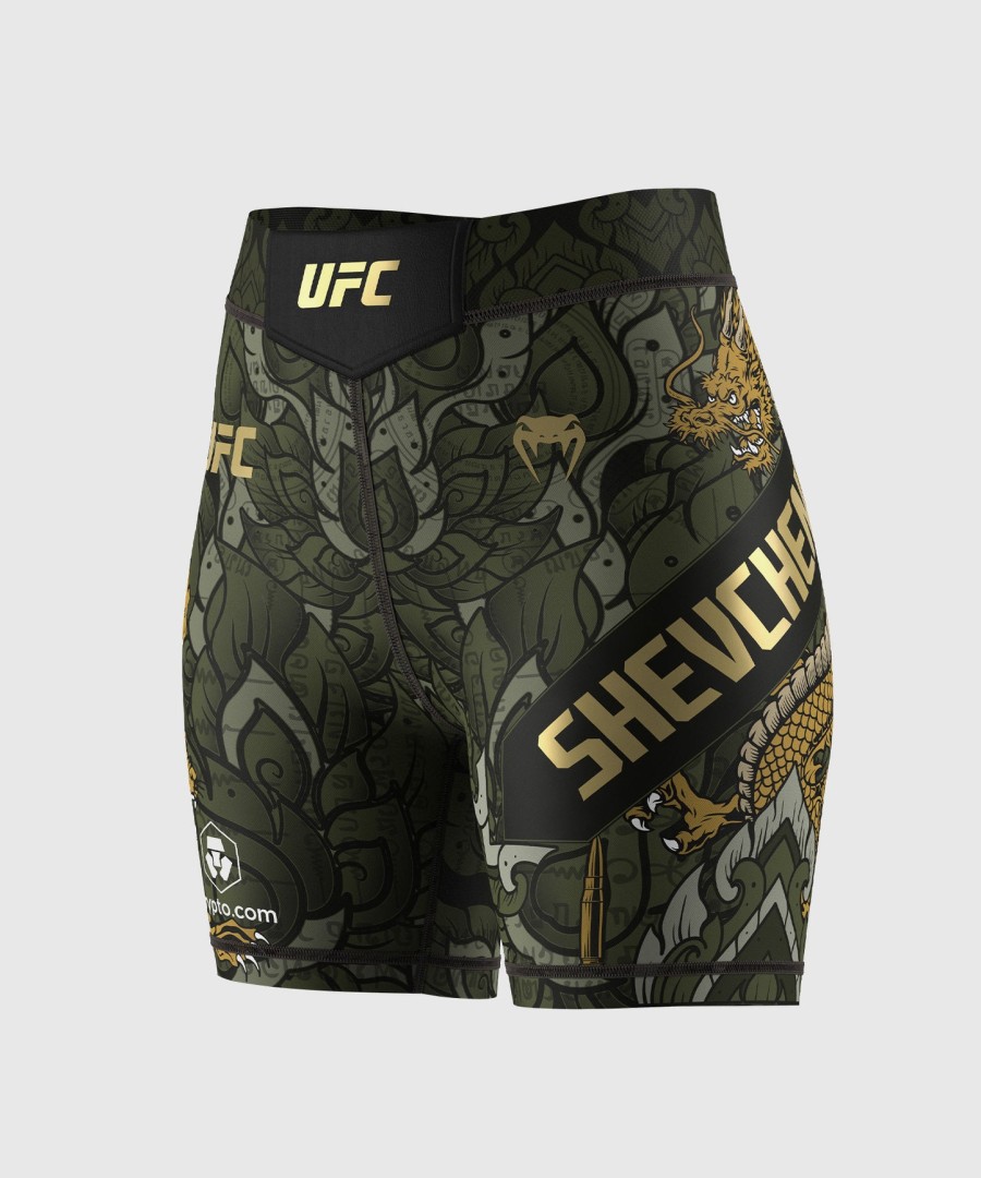 damen ufc unrivaled by venum green valentina shevchenko vale tudo short