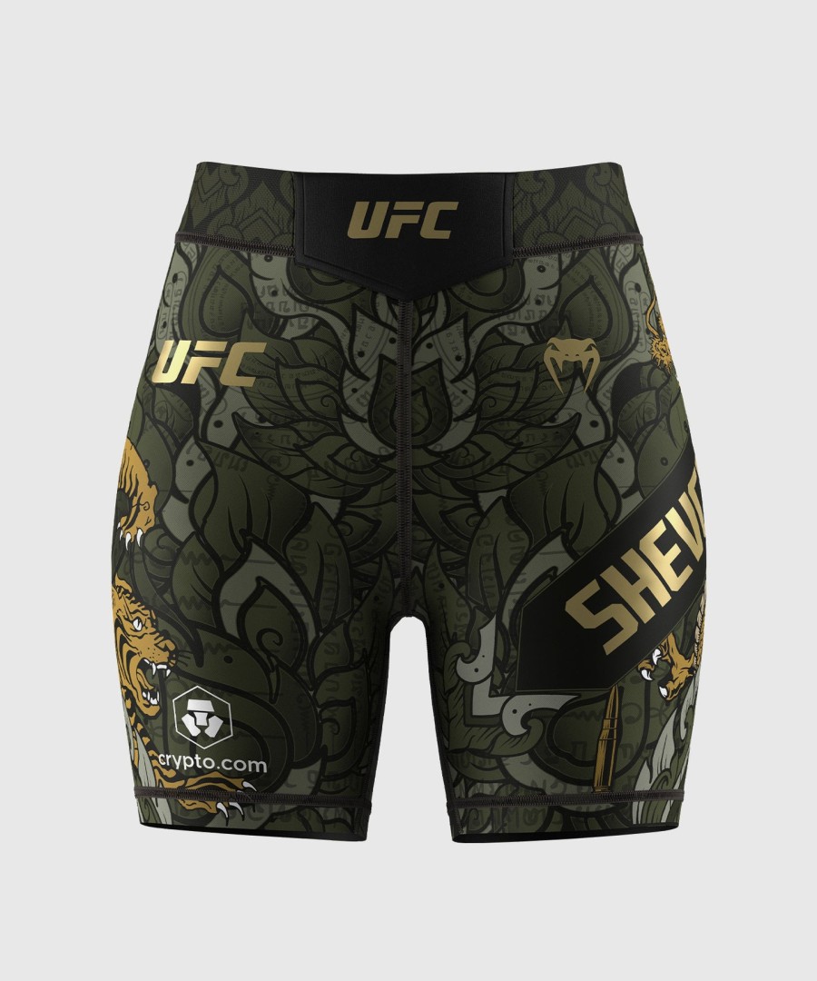damen ufc unrivaled by venum green valentina shevchenko vale tudo short