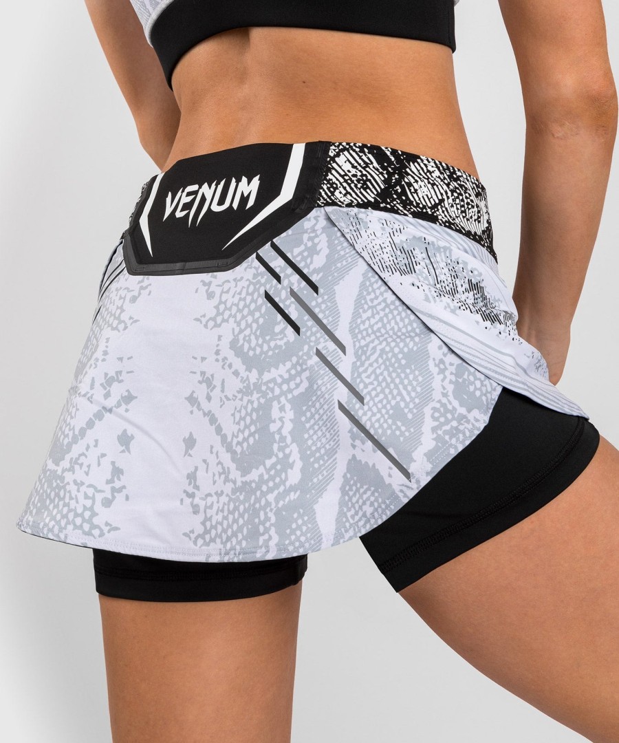 ufc adrenaline by venum authentic fight night damen-skort – weiß