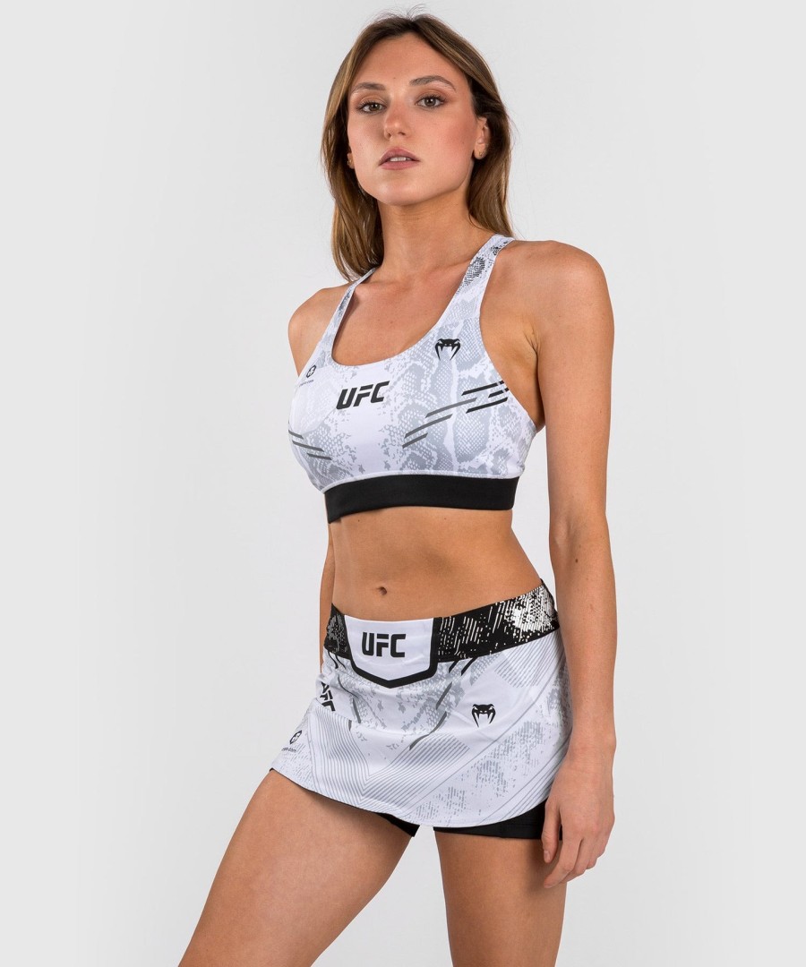 ufc adrenaline by venum authentic fight night damen-skort – weiß