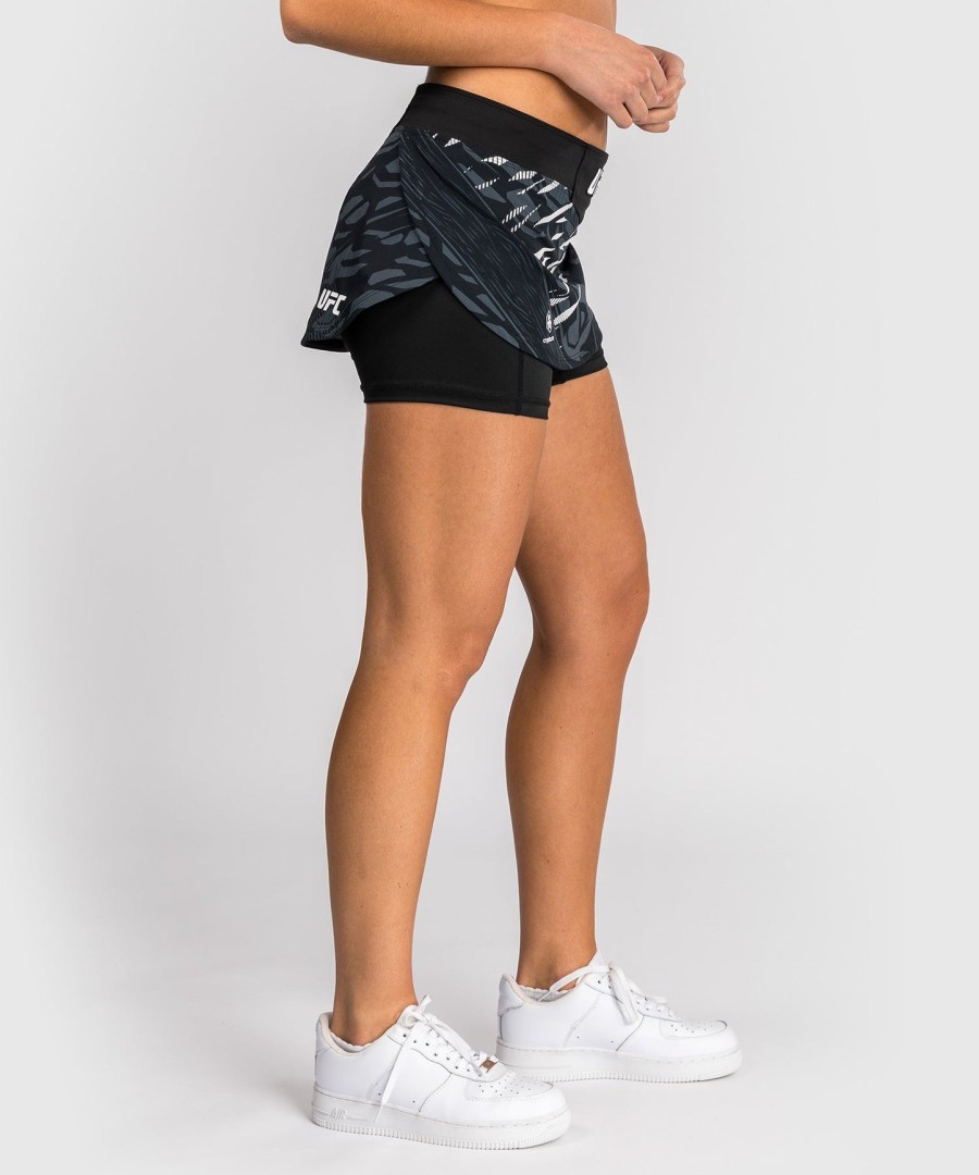 ufc fusion by venum authentic fight night damen-skort – schwarz