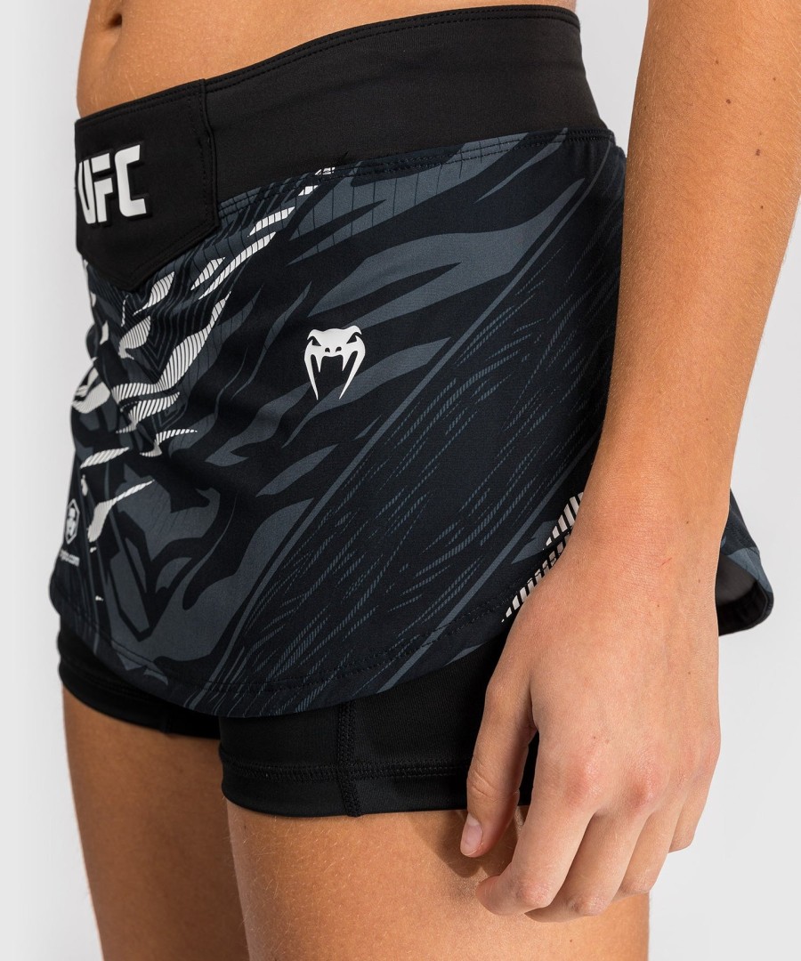 ufc fusion by venum authentic fight night damen-skort – schwarz