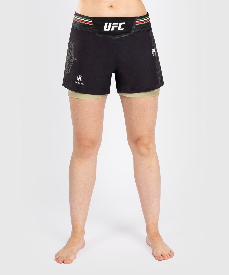 noche ufc by venum authentic fight night damen-kampfshorts - schwarz