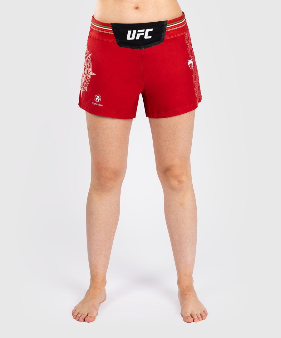 noche ufc by venum authentic fight night damen-kampfshorts - rot