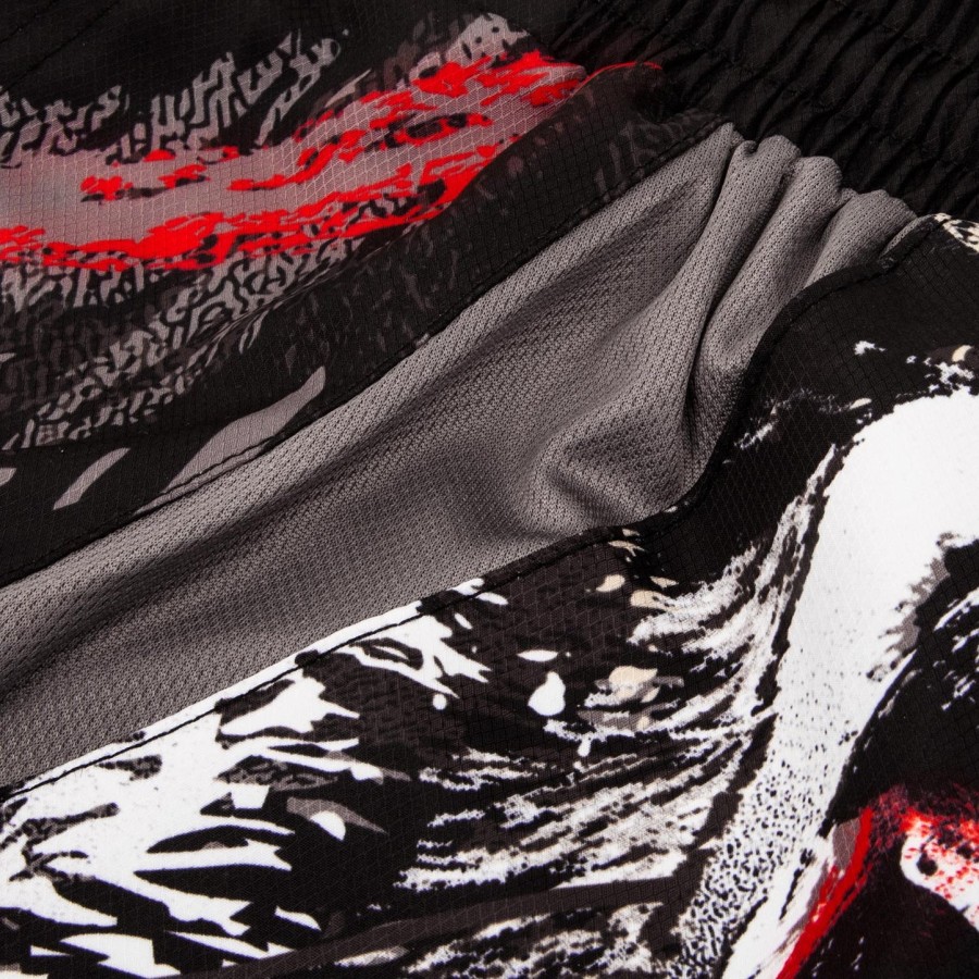venum grizzli fightshorts - schwarzweiß
