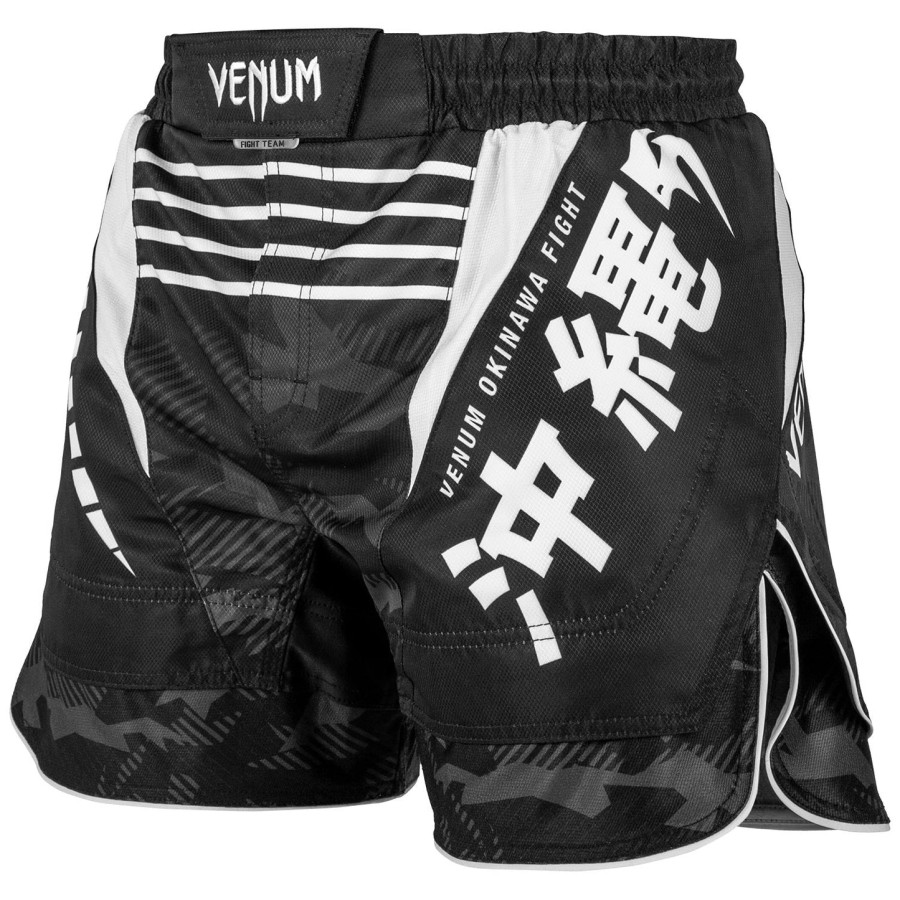 venum okinawa 2.0 fightshorts - schwarzweiß