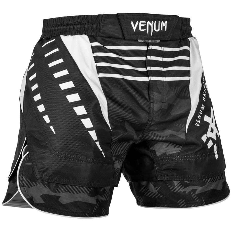 venum okinawa 2.0 fightshorts - schwarzweiß