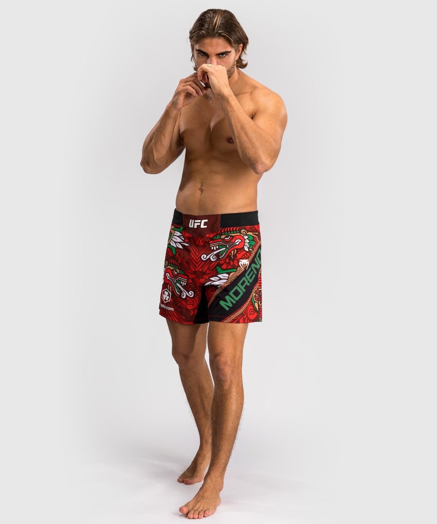 ufc-herren unübertroffen von venum red brandon moreno kurze kampfshorts