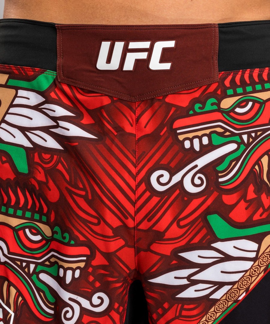 ufc-herren unübertroffen von venum red brandon moreno kurze kampfshorts