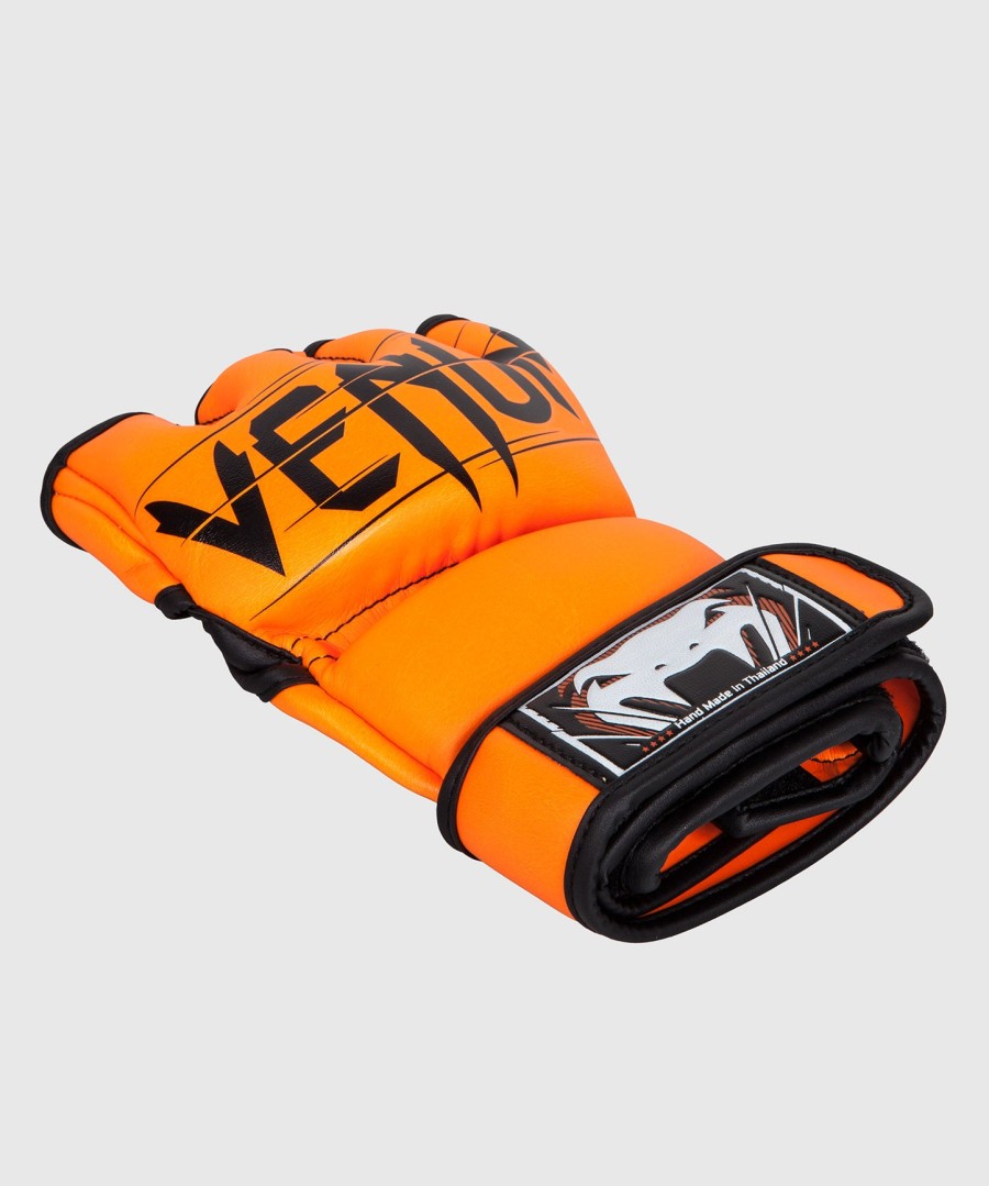 venum undisputed 2.0 mma-handschuhe – skintex-leder – neo orange