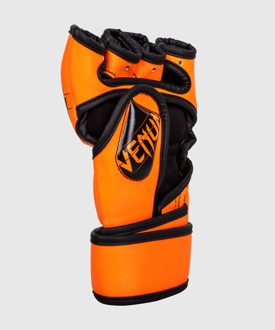 venum undisputed 2.0 mma-handschuhe – skintex-leder – neo orange