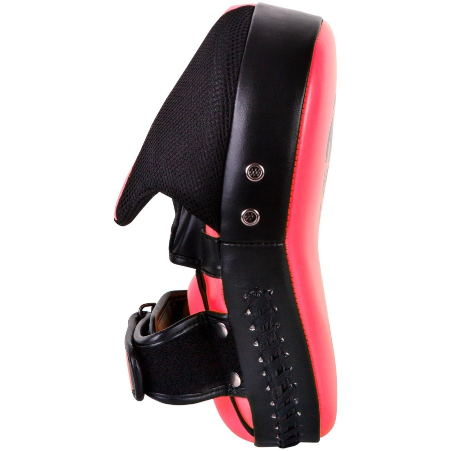 venum elite big focus mitts - neo pink