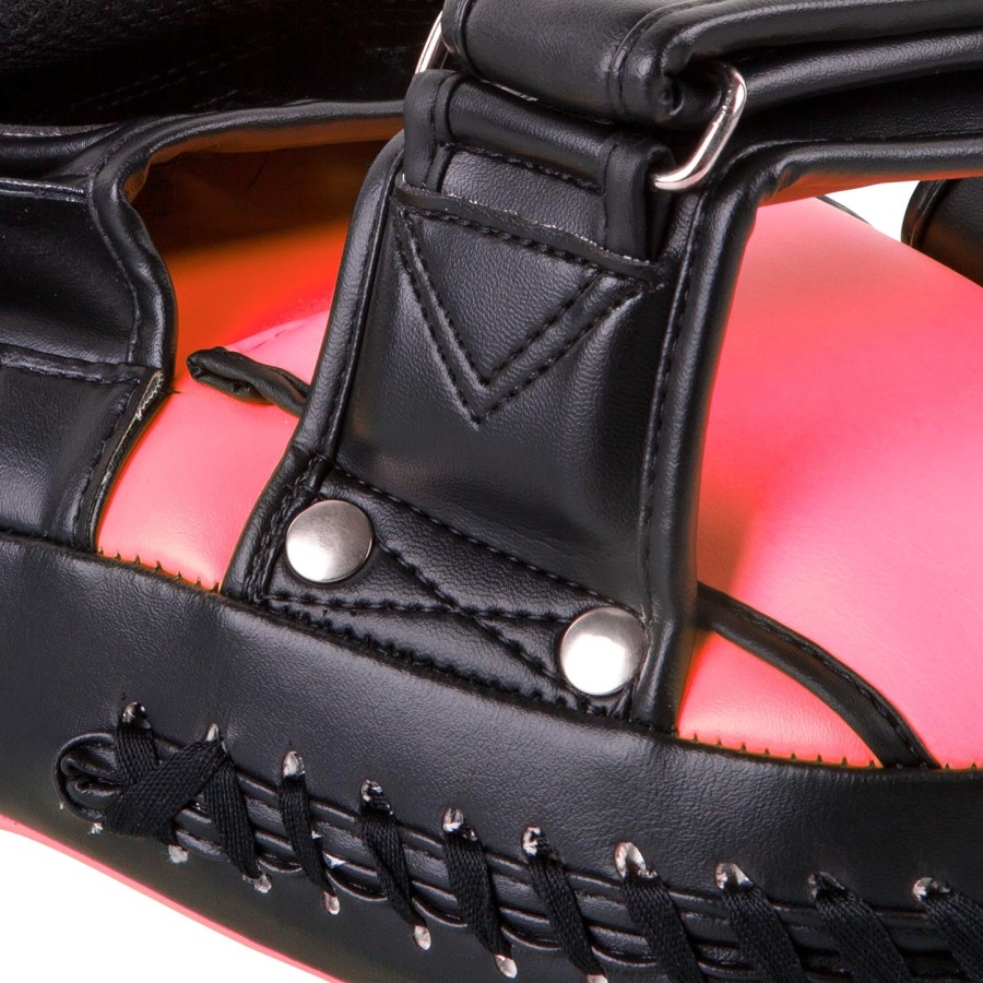 venum elite big focus mitts - neo pink