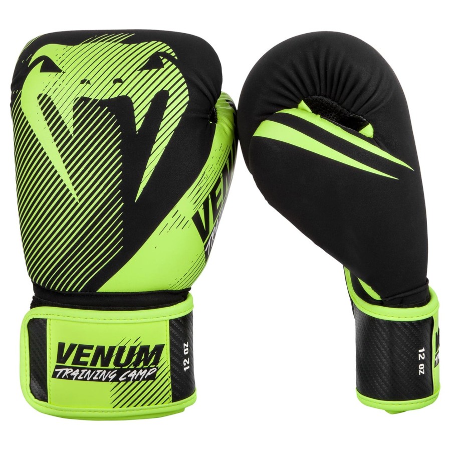 venum training camp 2.0 boxhandschuhe – schwarzneogelb