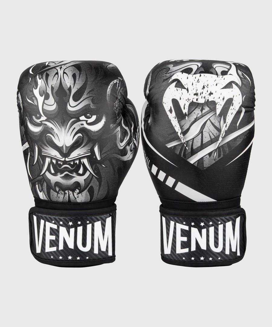 venum devil boxhandschuhe – weißschwarz
