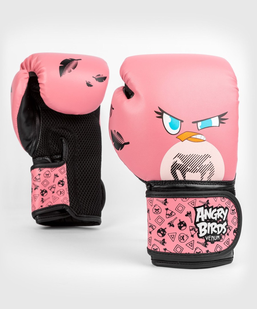 venum angry birds boxhandschuhe – für kinder – rosa
