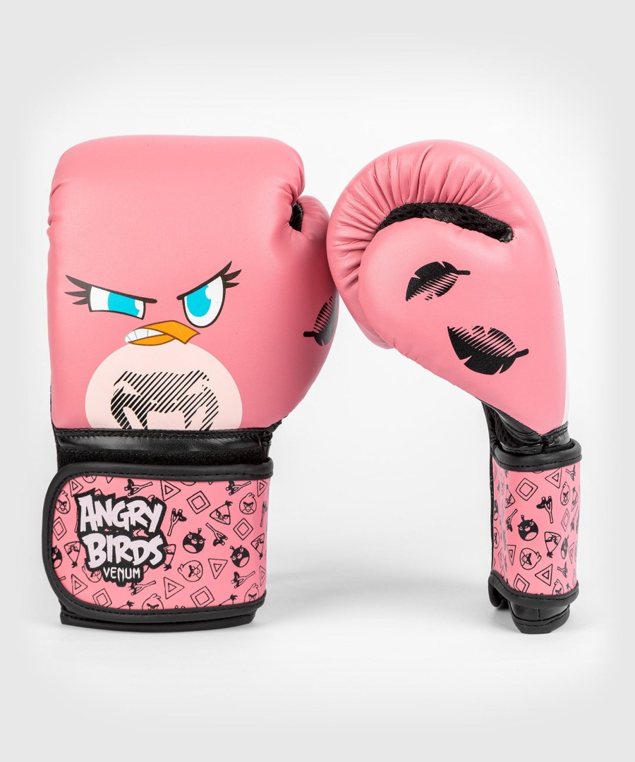venum angry birds boxhandschuhe – für kinder – rosa