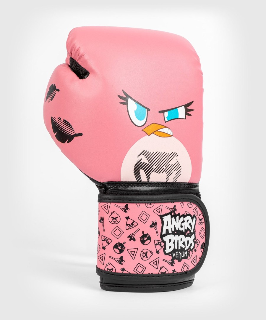 venum angry birds boxhandschuhe – für kinder – rosa