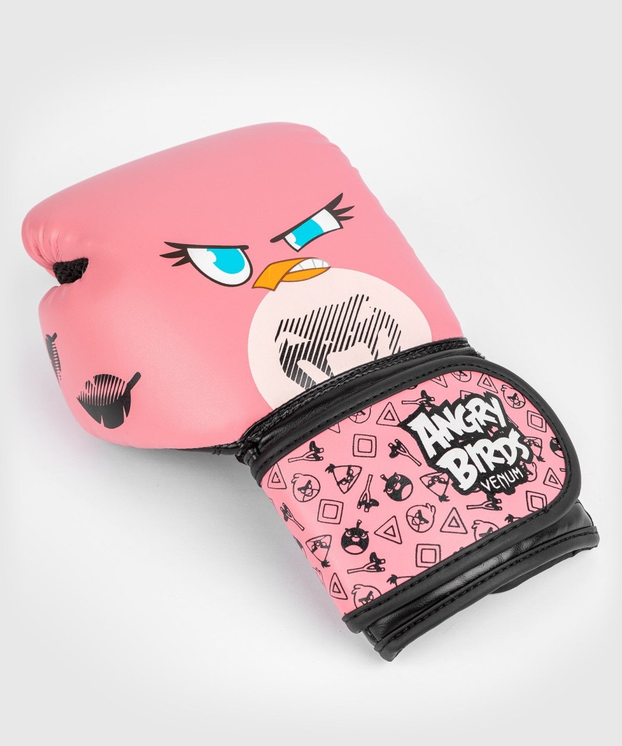 venum angry birds boxhandschuhe – für kinder – rosa