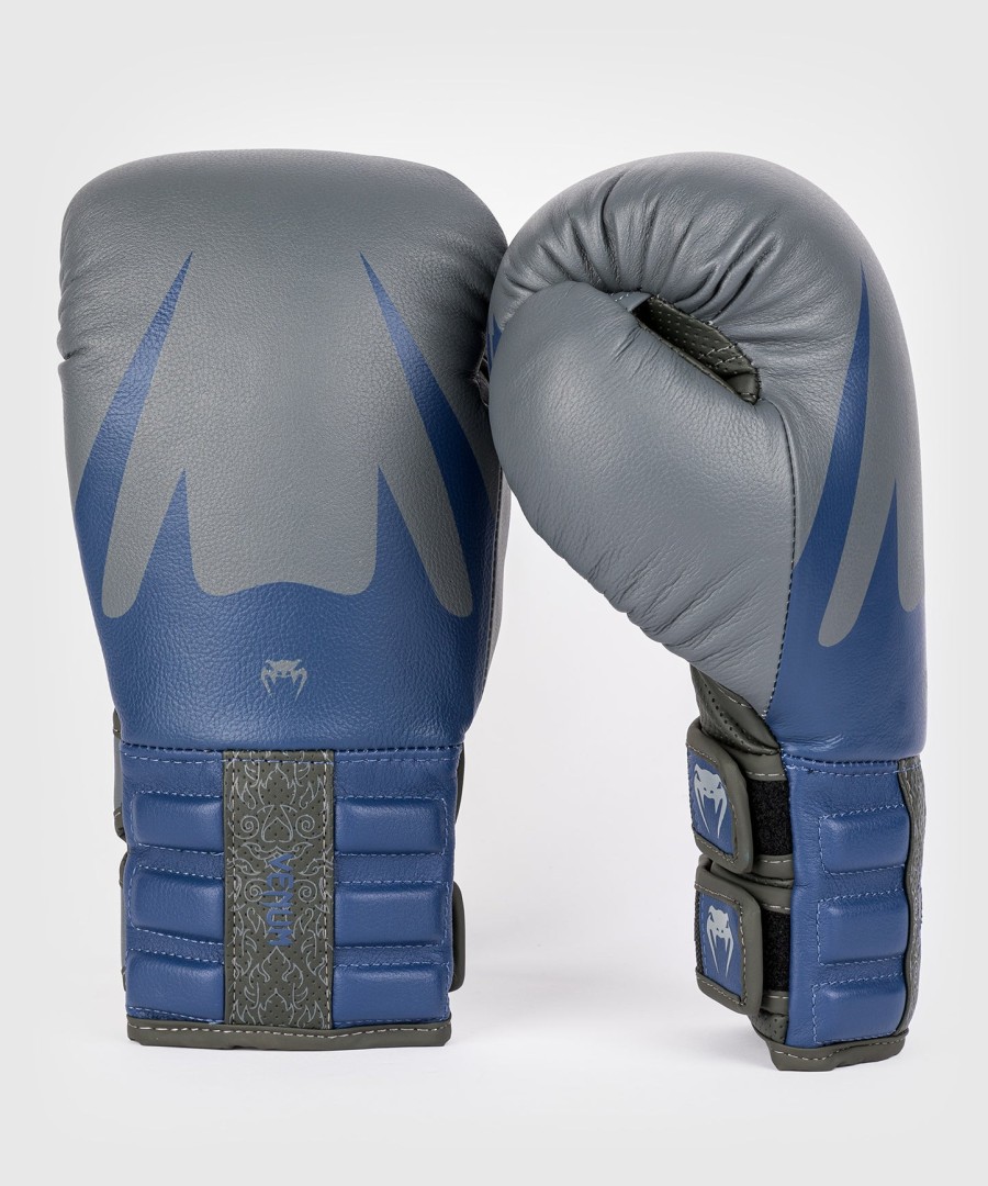 venum reverso boxhandschuhe – sturmgraukönigsblau