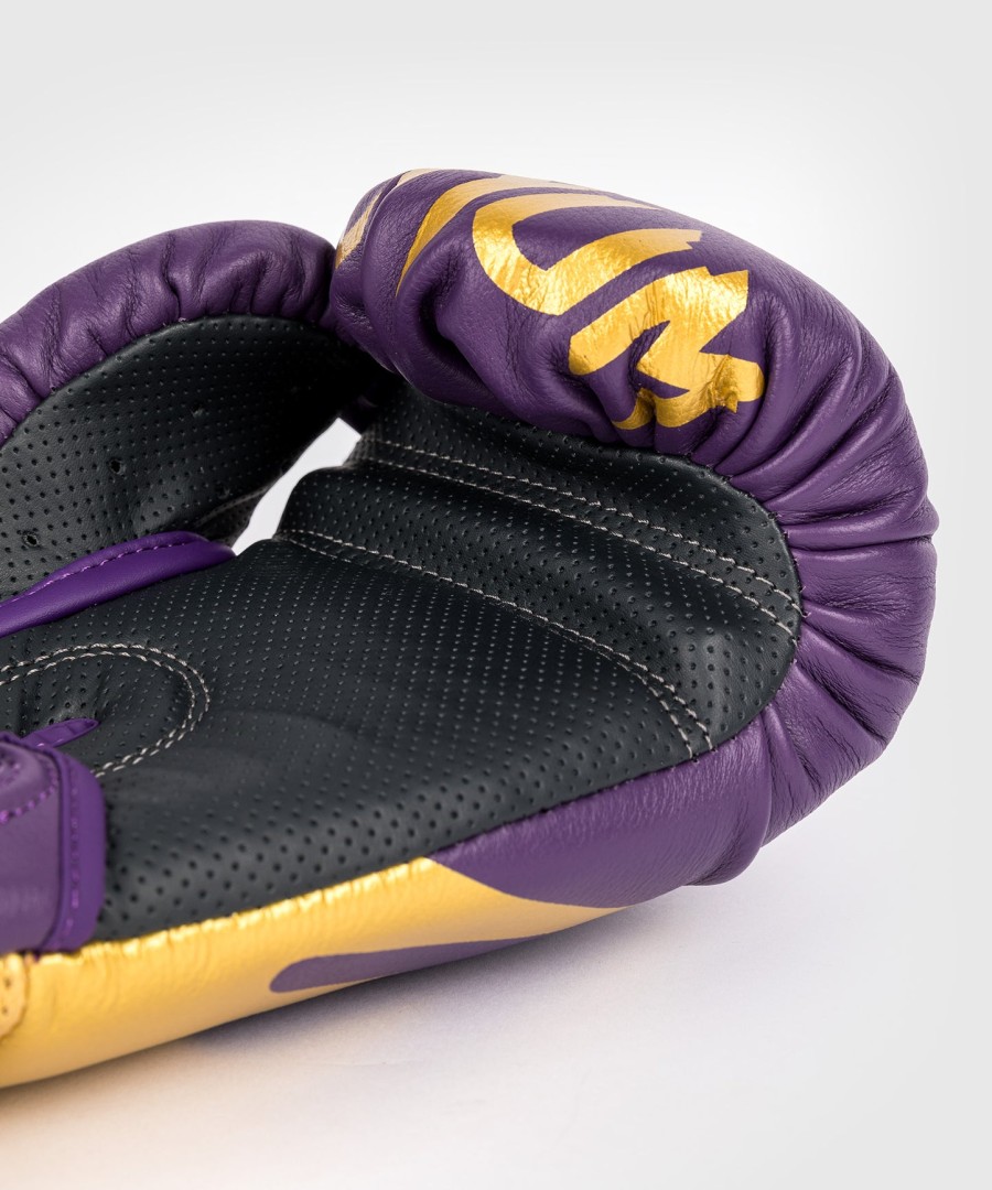 venum reverso boxhandschuhe – dunkelviolettgold
