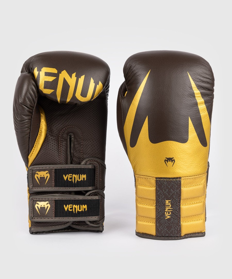venum reverso boxhandschuhe – schokoladegold