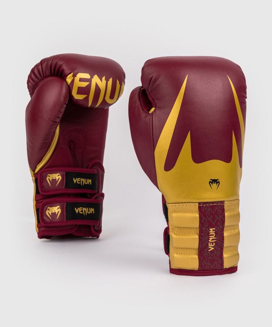 venum reverso boxhandschuhe – kirschrotgold