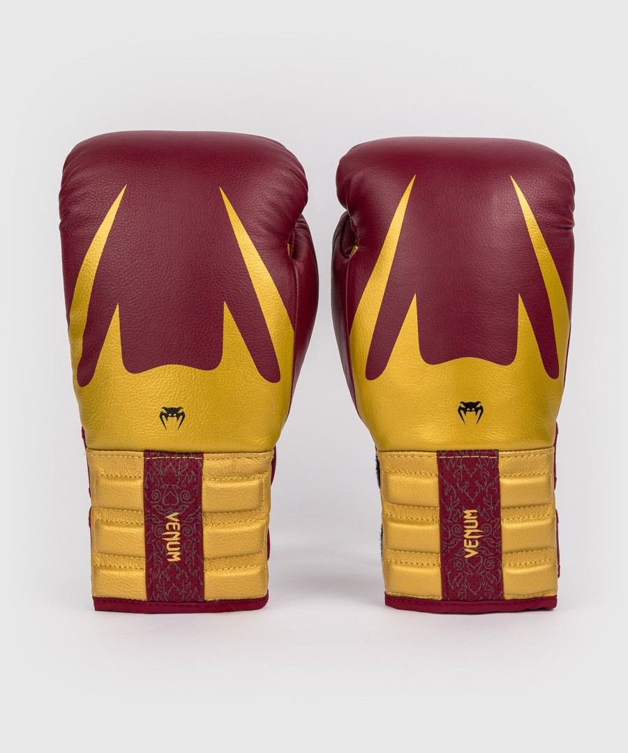 venum reverso boxhandschuhe – kirschrotgold