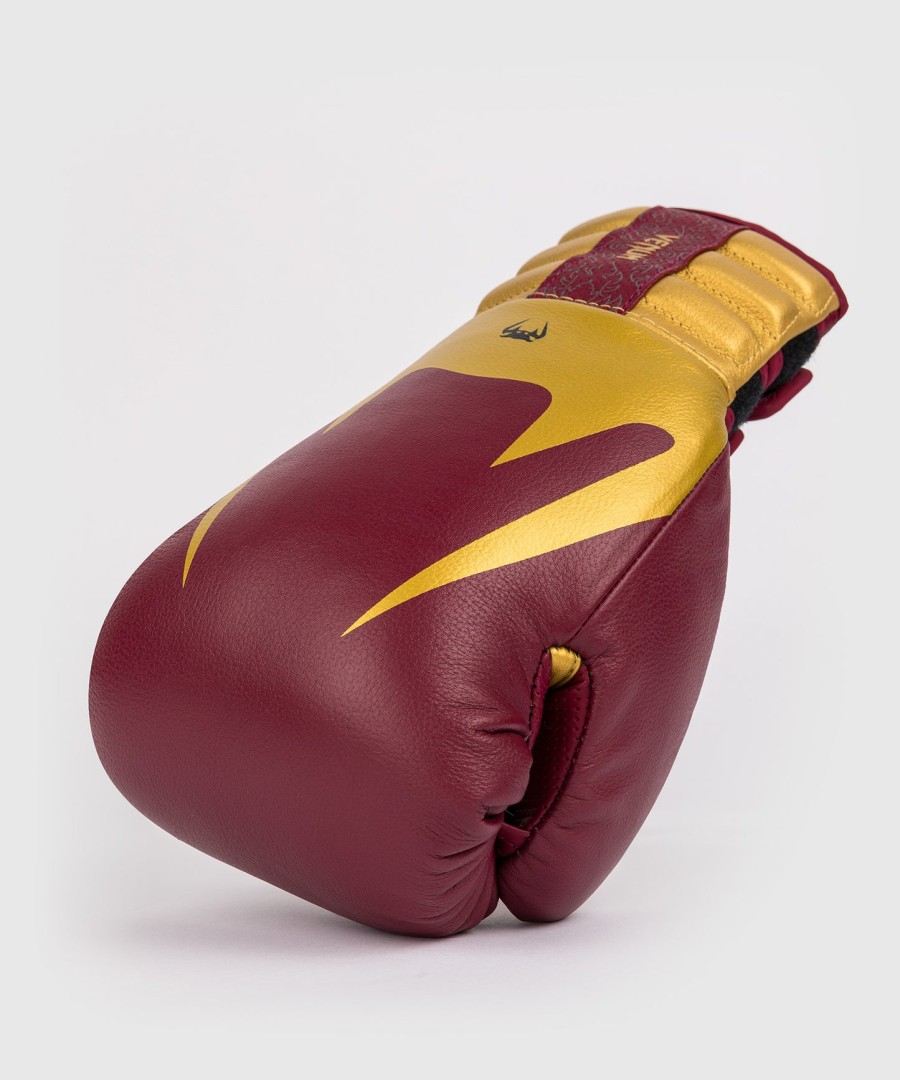 venum reverso boxhandschuhe – kirschrotgold