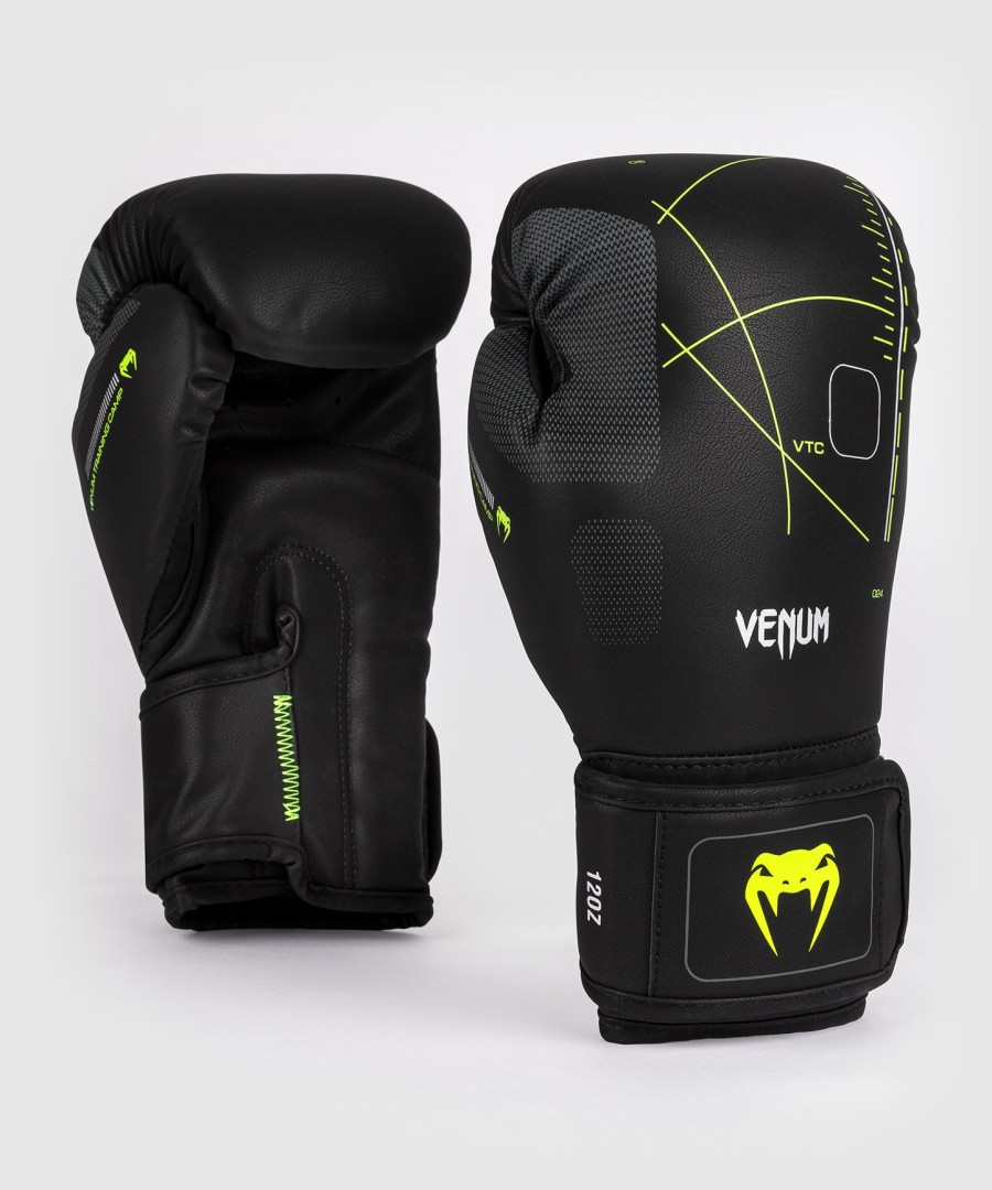 venum trainingscamp 4.0 boxhandschuhe – schwarzneongrün