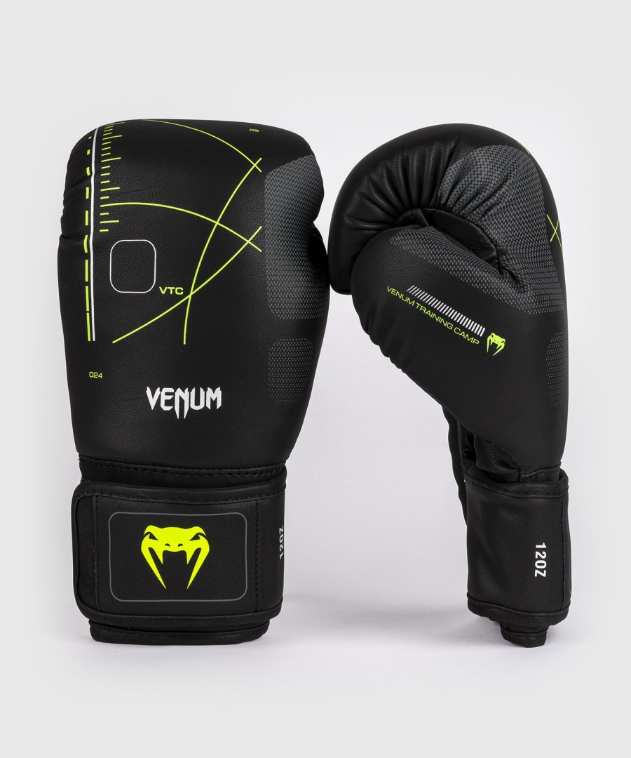 venum trainingscamp 4.0 boxhandschuhe – schwarzneongrün