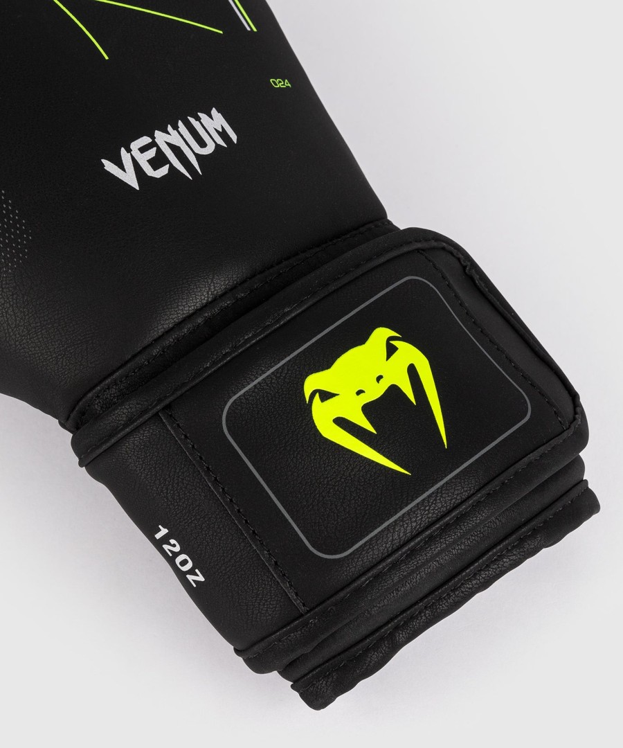 venum trainingscamp 4.0 boxhandschuhe – schwarzneongrün