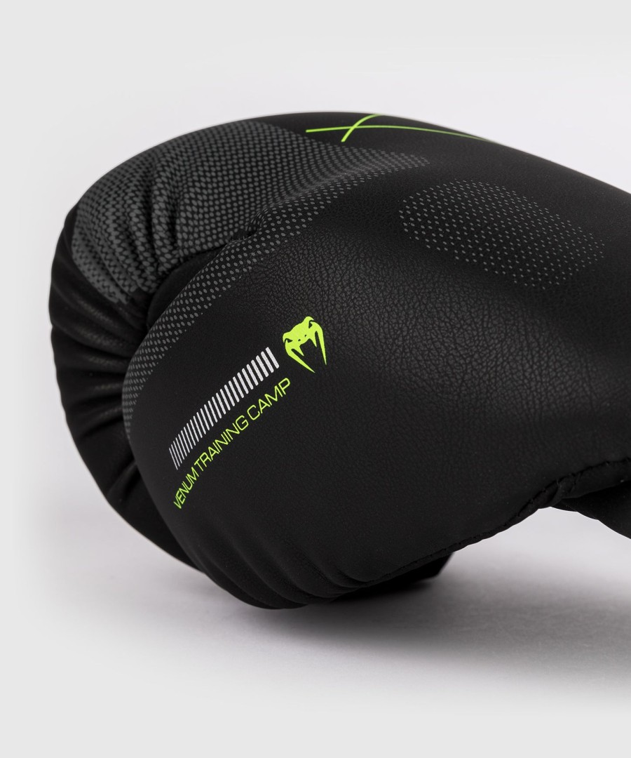 venum trainingscamp 4.0 boxhandschuhe – schwarzneongrün
