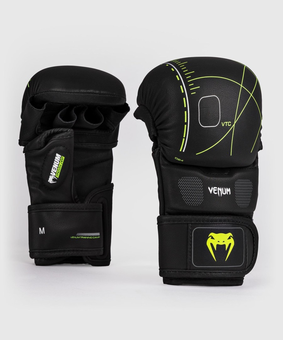 venum trainingscamp 4.0 sparring-handschuhe – schwarzneogrün