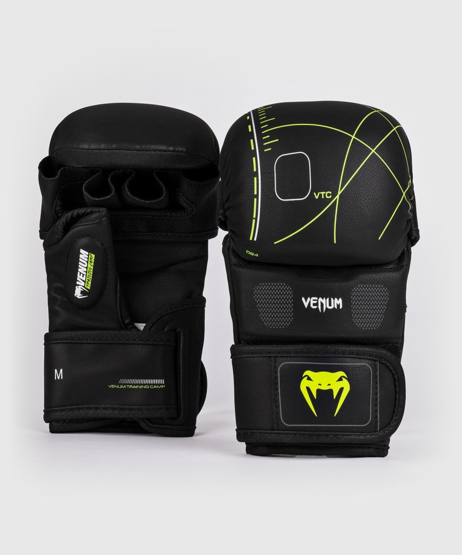 venum trainingscamp 4.0 sparring-handschuhe – schwarzneogrün