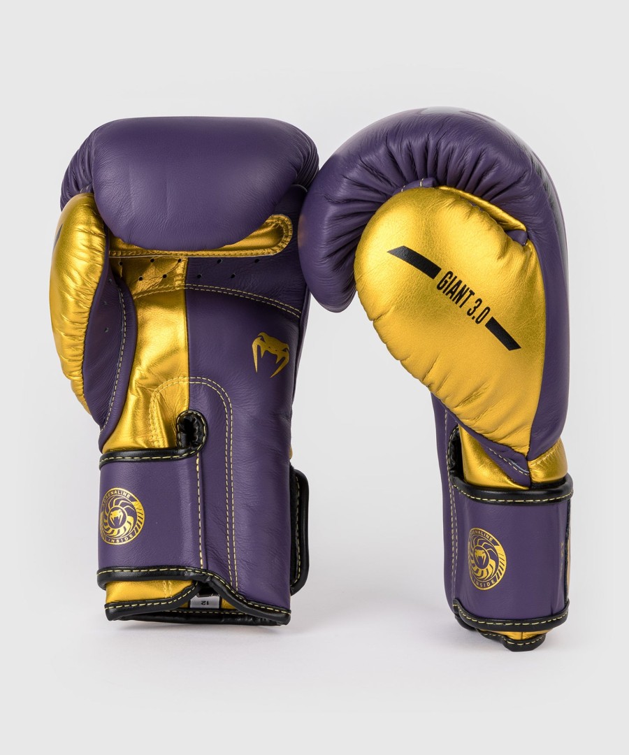 venum giant 3.0 boxhandschuhe – dunkelviolettgold – sonderedition
