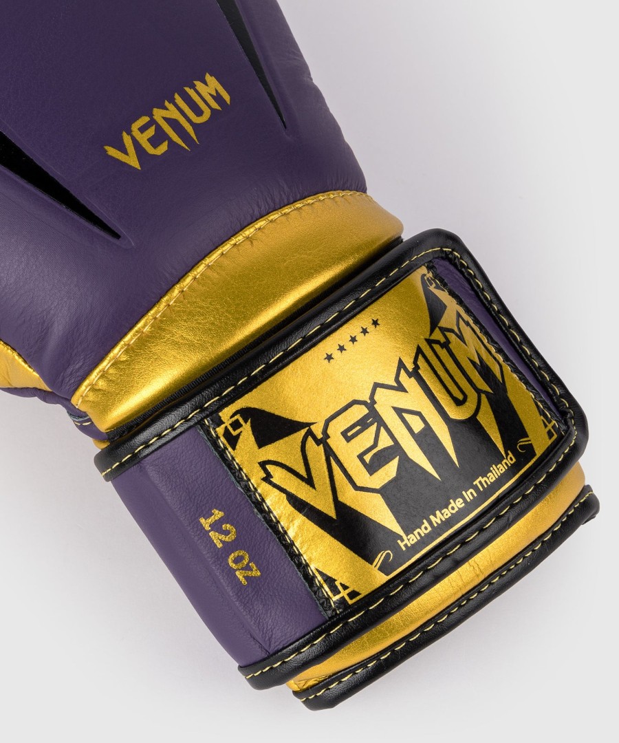 venum giant 3.0 boxhandschuhe – dunkelviolettgold – sonderedition